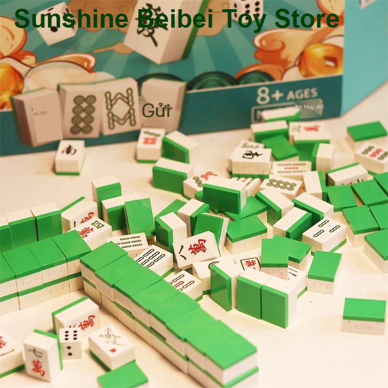 🔥 Có hàng tồn kho 🌟Tương thích LEGO Mahjong Bảng Receiving Bag Set Micro hạt mô phỏng giải trí giải trí đồ chơi