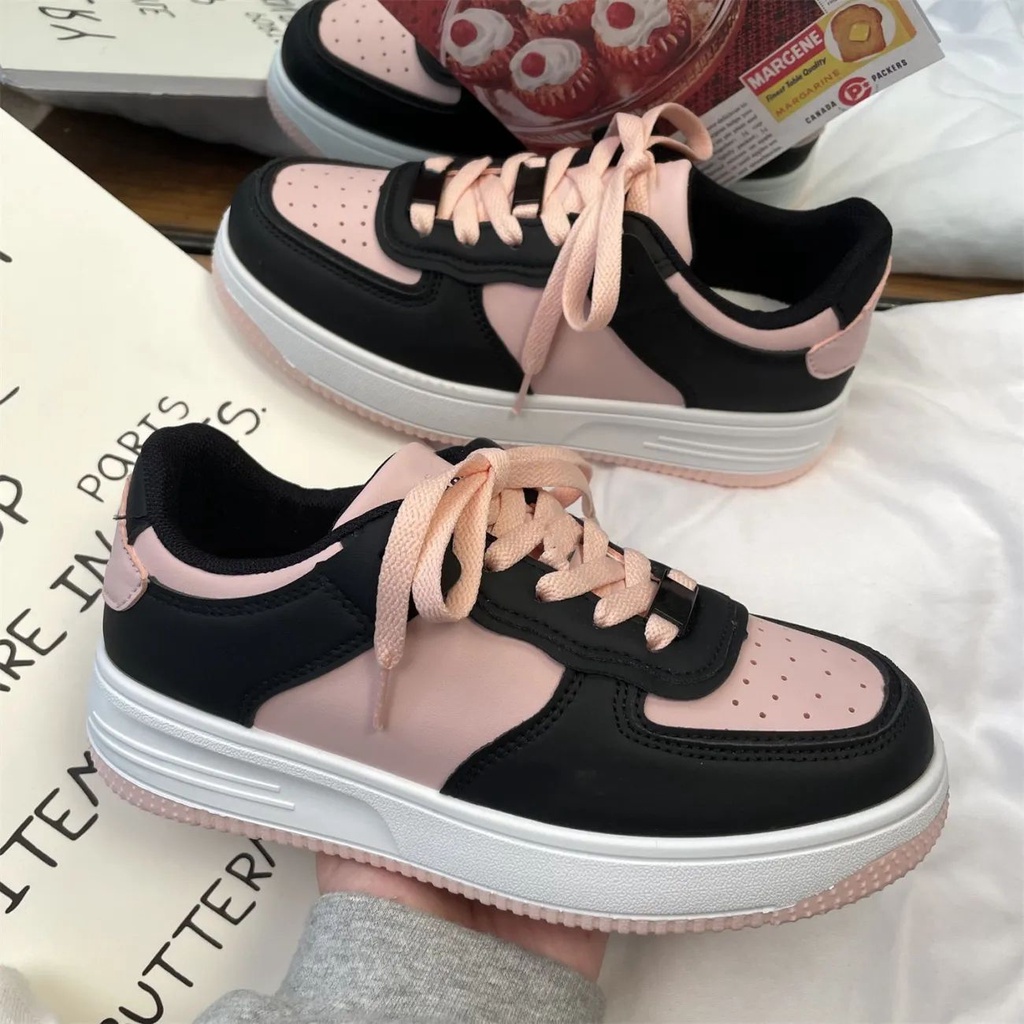 Giày Thể Thao Đế Dày Tăng Chiều Cao Trọng Lượng Nhẹ Thoáng Khí Phong Cách Hàn Quốc Dễ Phối Đồ Thời Trang Xuân Hè Cho Nữ