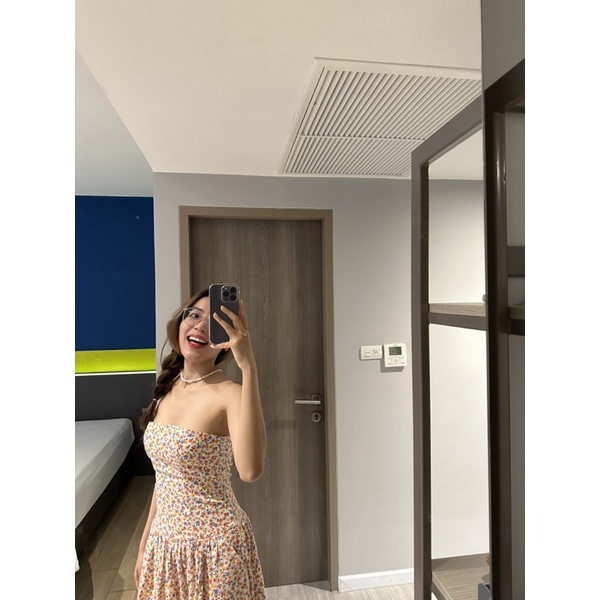 đầm yuki rubies sg hoa nhí
