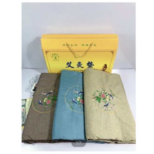 Thảm Ngải Cứu Gối Ngải Trung Hoa Sưởi Ấm Giảm Đau Mỏi Lưng Xương Khớp Thư Giãn Dùng Cho Gia Đình Spa.