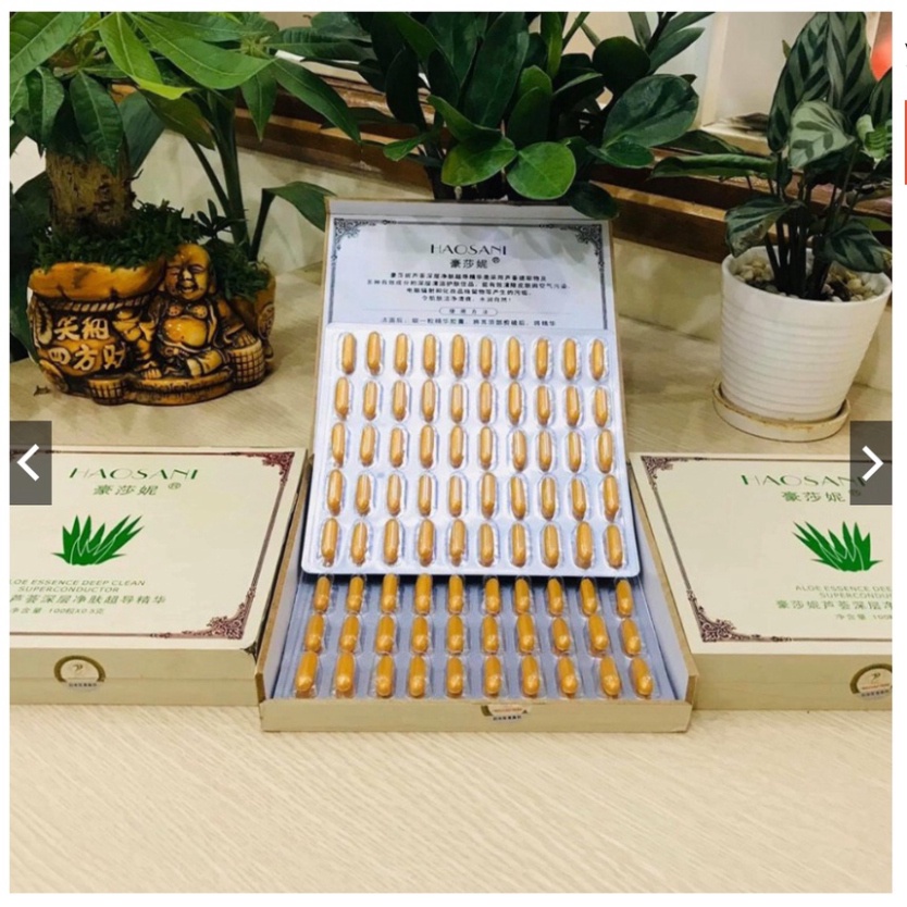 Viên Hút Chì Thải Độc Tố HAOSANI - Hộp 100V Chính Hãng Dùng spa thẩm mỹ viện