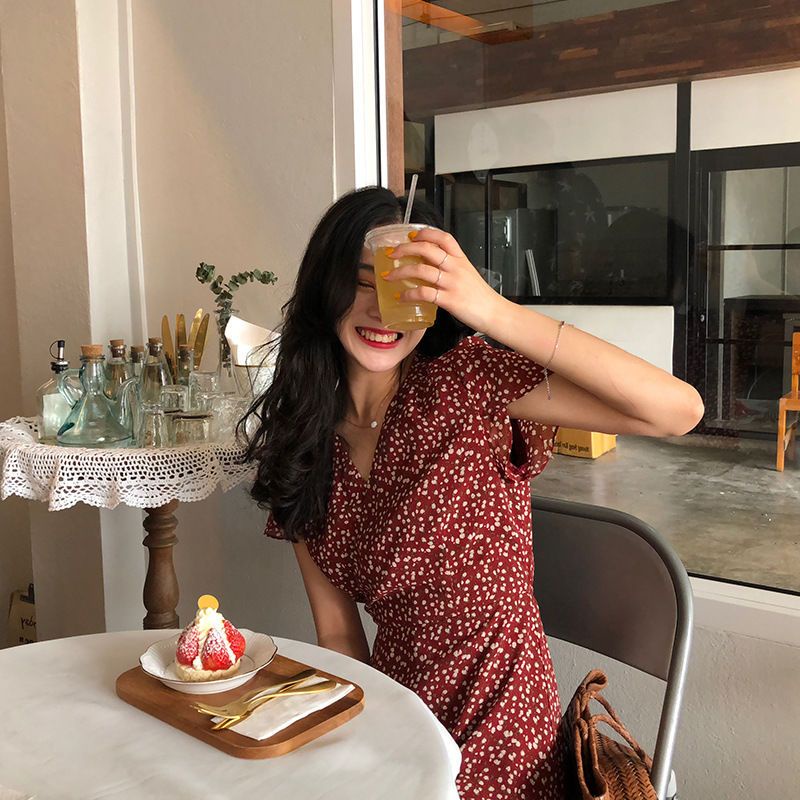 Đầm Tay Ngắn Thời Trang Mùa Hè Dễ Phối Đồ Cho Học Sinh