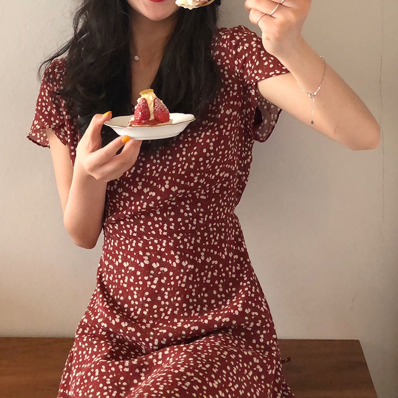 Đầm Tay Ngắn Thời Trang Mùa Hè Dễ Phối Đồ Cho Học Sinh