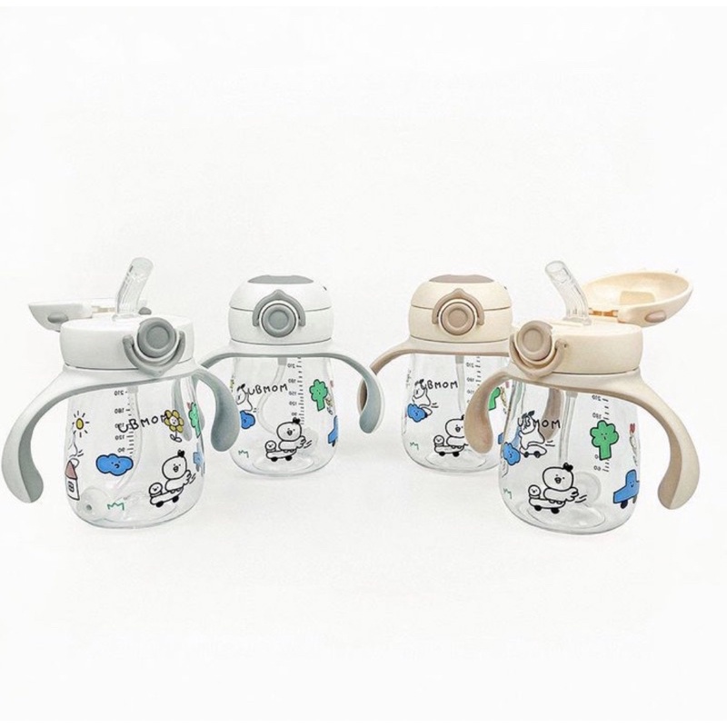 BÌNH HÚT UBMOM NẮP BẬT 260ML NHỰA TRITAN