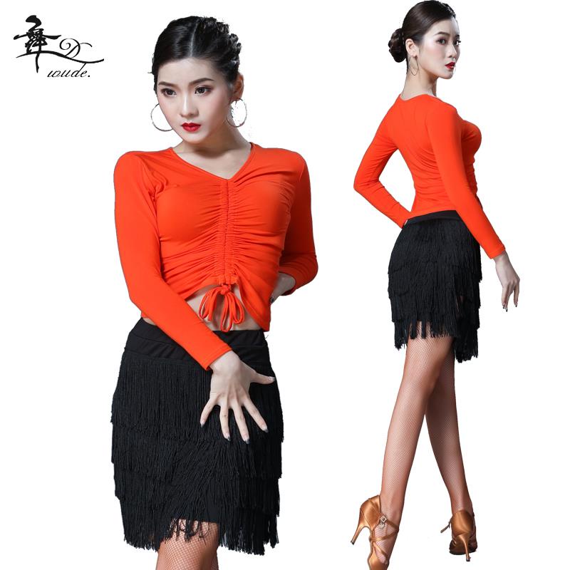 Đầm Khiêu Vũ Latin Dài Tay Thời Trang Dành Cho Nữ 4.30