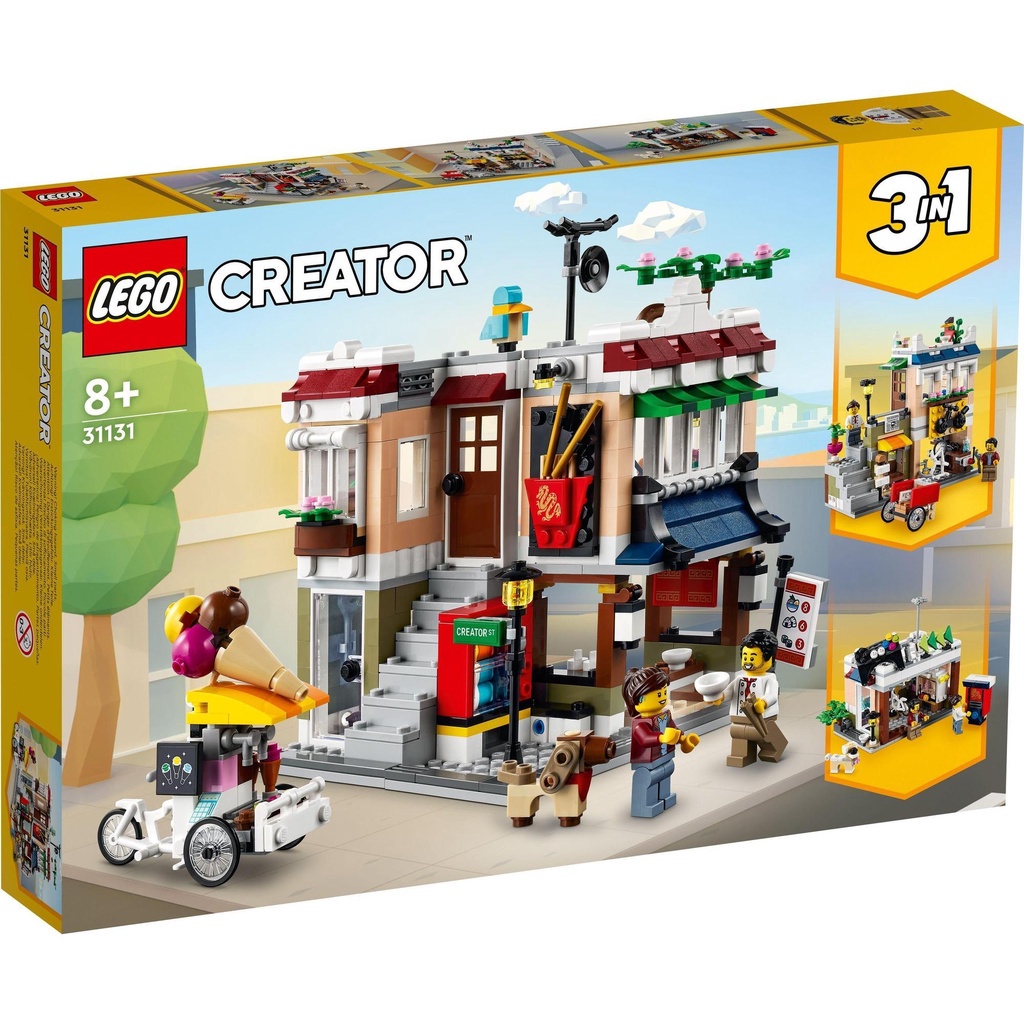 LEGO Creator 3in1 31131 Tiệm mì tại trung tâm thành phố (569 chi tiết)