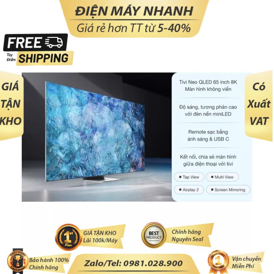 Smart Tivi Neo QLED 8K 65 inch Samsung QA65QN900A đời 2021 - Điện Máy Kho Rẻ Mới 100%
