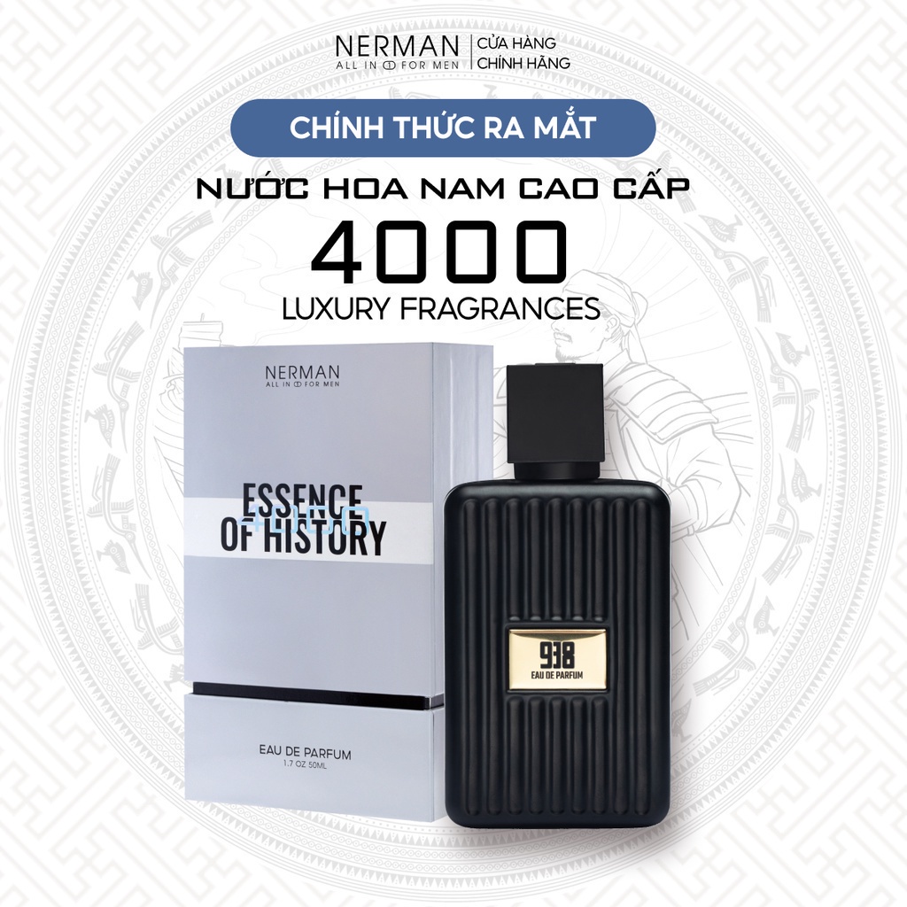 Bộ 3 chai nước hoa nam chính hãng Nerman 4000 - Hương thơm mạnh mẽ lôi cuốn, lưu hương tới 8h 10ml/chai | BigBuy360 - bigbuy360.vn