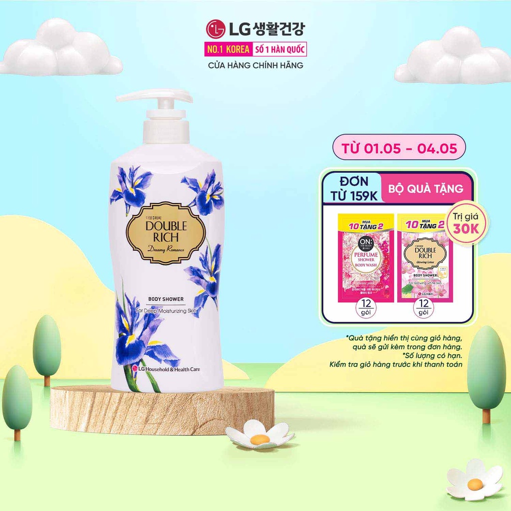 Sữa tắm Double Rich Hương hoa chiết xuất từ thiên nhiên 800ml