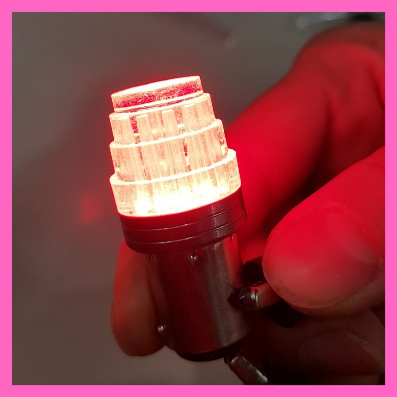 Đèn Hậu nháy 7 màu-Đèn led hậu nháy stop F1 xe ga, xe số Honda, Yamaha, Suzuki, Wave, sirius, jupiter, dream, winner...