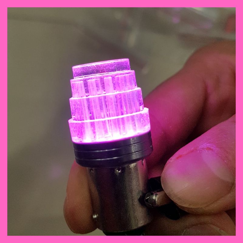 Đèn Hậu nháy 7 màu-Đèn led hậu nháy stop F1 xe ga, xe số Honda, Yamaha, Suzuki, Wave, sirius, jupiter, dream, winner...