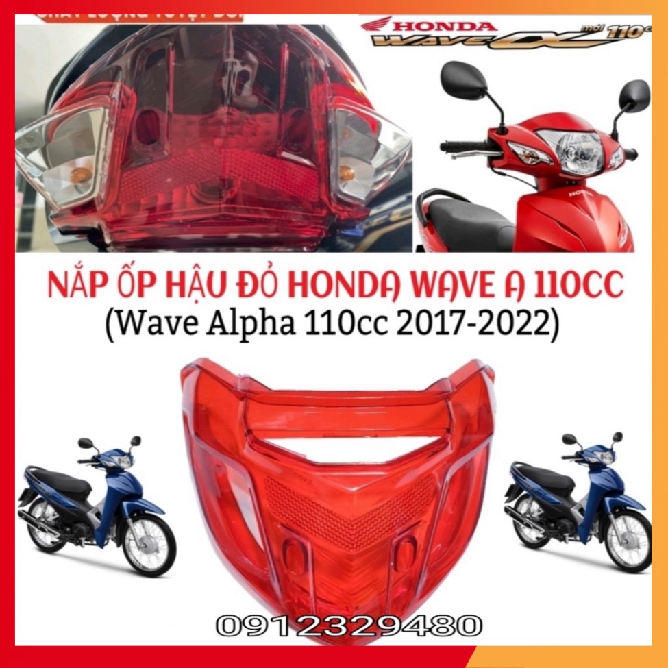 Combo Nắp Đèn Hậu  Kèm Nắp Xinhan Wave A 2017 - 2022, Wave A 2006 - 2016 , Wave S 100 , Rs 100 , Wave 50cc (Hình t