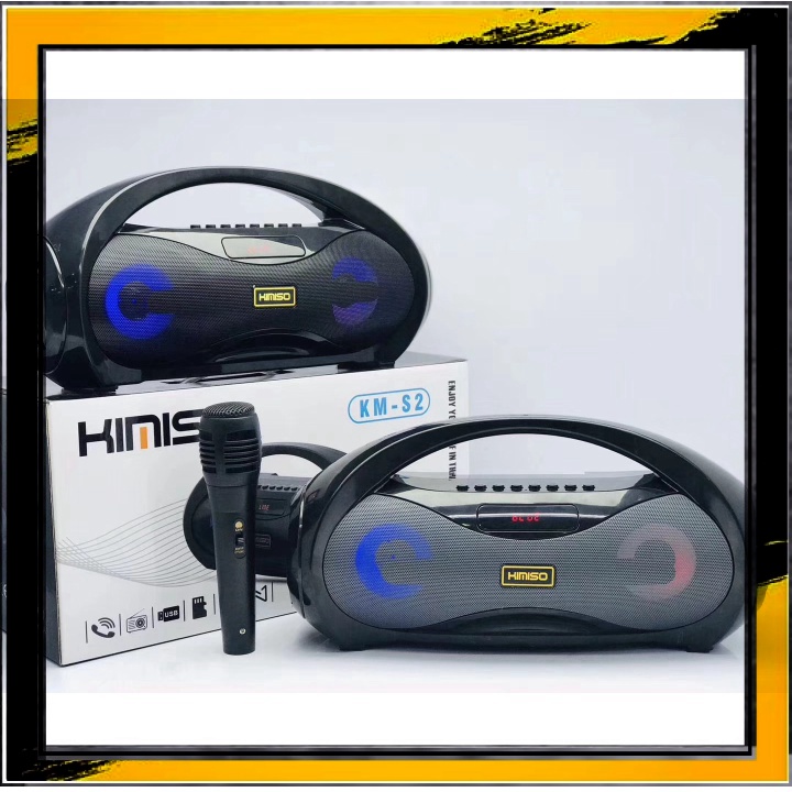 () Loa Kẹo Kéo Karaoke KIMISO (KM-S2) Bluetooth 4.1- Tiện lợi - Âm to - Cực đã - Loa bluetooth không dây giá rẻ - Loa K