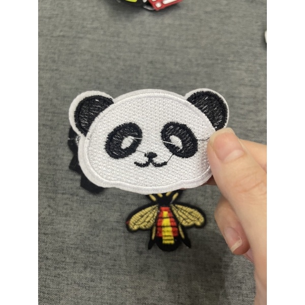 Patch vải ủi nhiệt hình thêu logo hình ngộ nghĩnh cao cấp