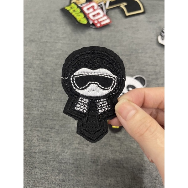 Patch vải ủi nhiệt hình thêu logo hình ngộ nghĩnh cao cấp