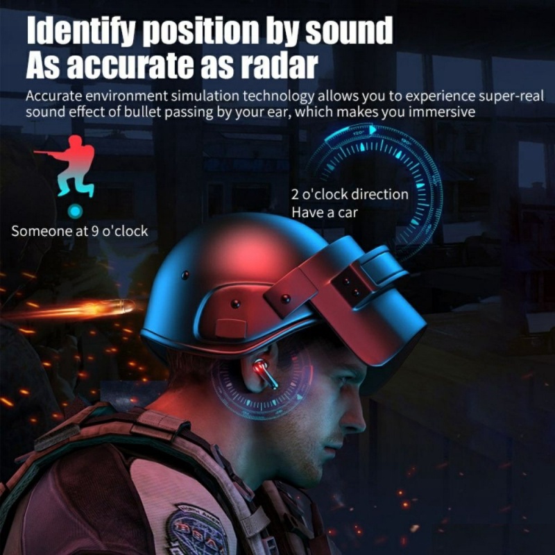 () Tai nghe Bluetooth nhét tai V5.1 TWS M28 - Cảm ứng không dây, chống nước đàm thoại nghe nhạc