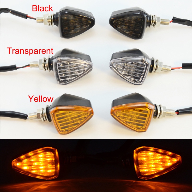(Cần mua theo cặp) 1 x Đèn tín hiệu Led tam giác phổ quát Tín xe máy RS150 động cơ