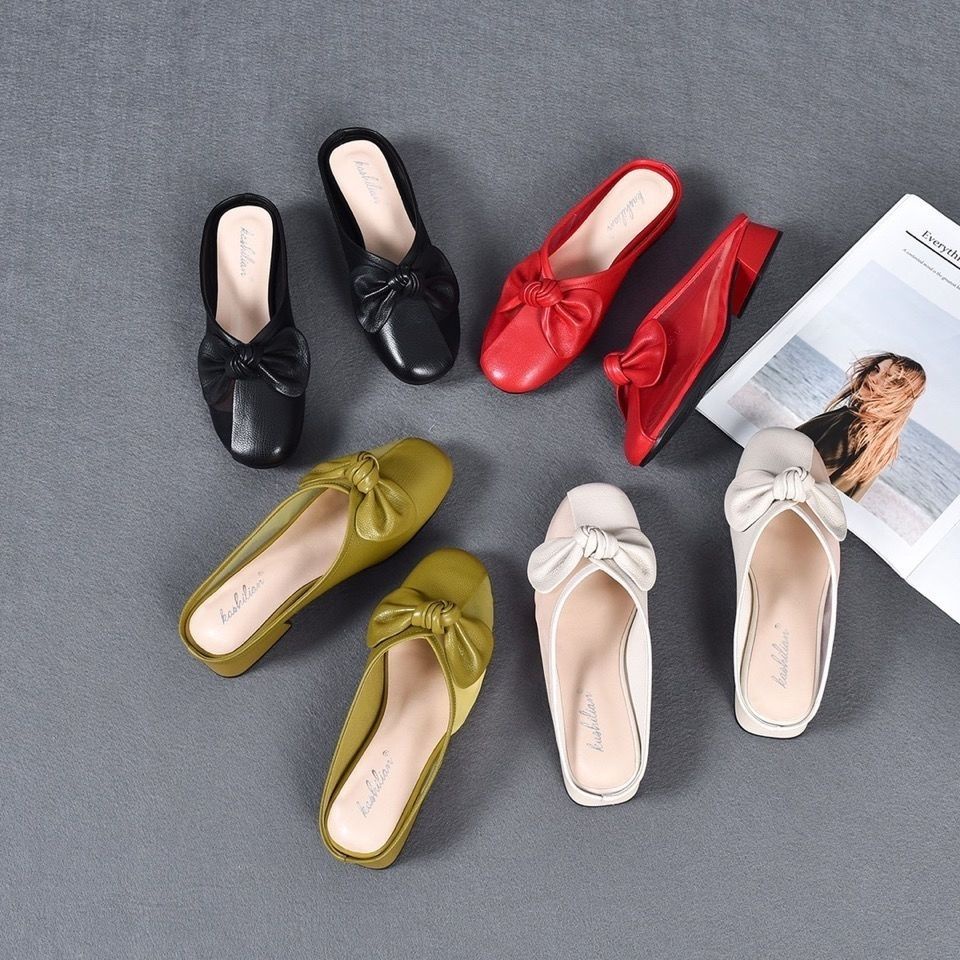 Dép Sandal Xỏ Ngón Bằng Da Thật Mềm Mại Thời Trang Xuân Hè Dễ Phối Đồ Dành Cho Bạn Nữ