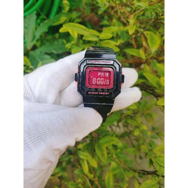Đồng hồ Gshock mini GMN-550, sỉ 43mm, mặt hồng cực độc đáo, độ mới 99%, hàng chính hãng casio