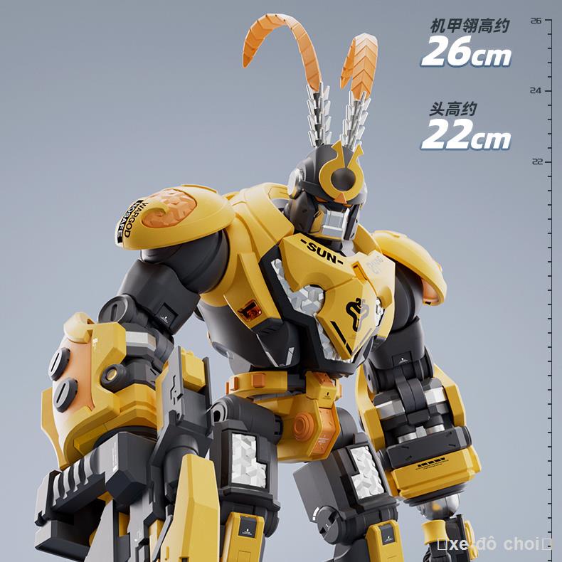 Bruco Building Blocks Hero Unlimited Sun Wukong Qitian Great Saint Giant Ape Armor Lắp ráp làm bằng tay Half-Orc