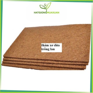 1 tấm thảm xơ dừa trồng lan kt 50x50cm