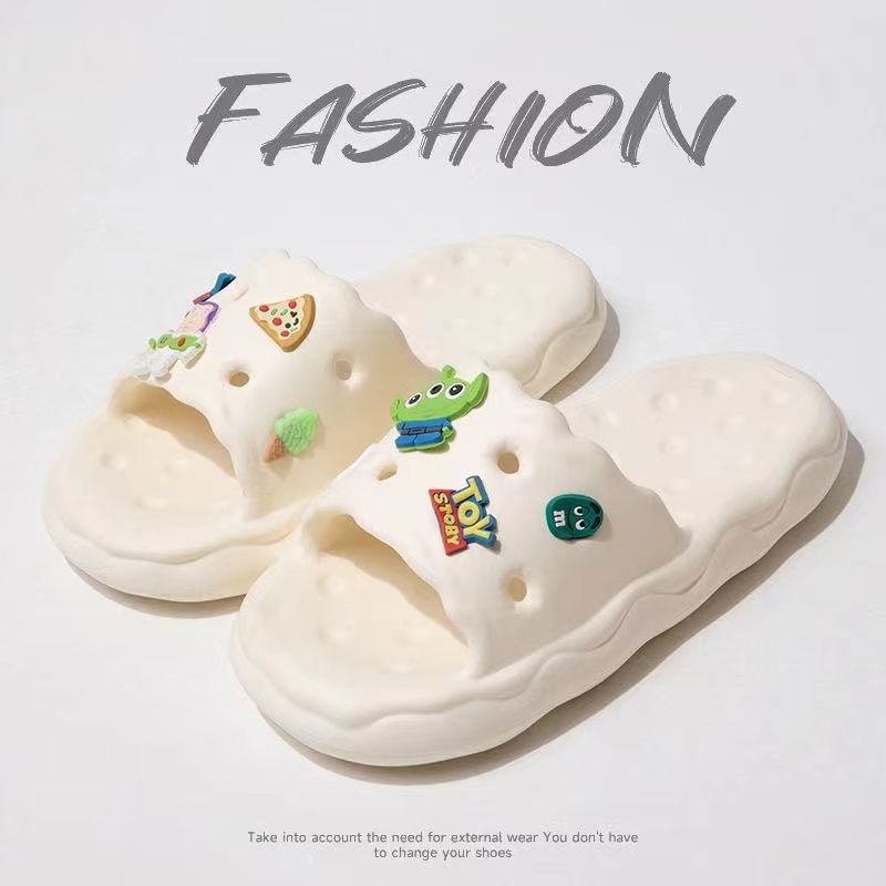 Dép Đi Trong Nhà Tắm Chống Trượt Họa Tiết Hoạt Hình Buzz Lightyear Dễ Thương Cho Nữ