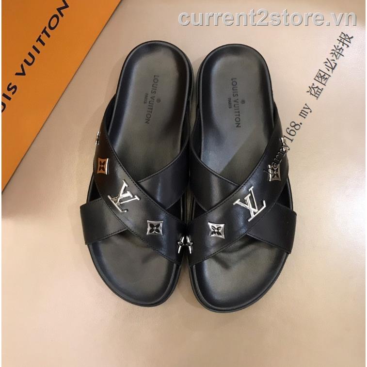 Xăng đan Da LV LOUIS VUITTON size 38-46 M4712 Thời Trang Đi Biển Cho Nam