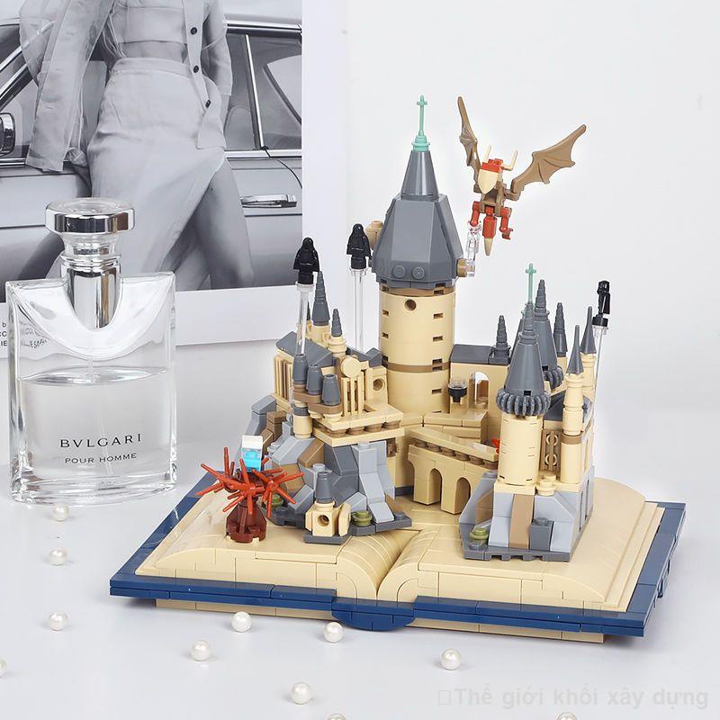 Tương thích với Lego Harry Potter Hogwarts Phép Thuật Lâu Đài Disney Xếp Hình Khối Xây Dựng Thủ Công Quà Tặng Bé Trai Và