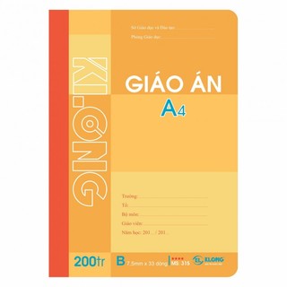 Vở a4 200 trang kẻ ngang klong
