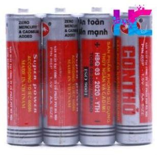 Vỉ 4 viên pin tiểu aa và aaa con thỏ