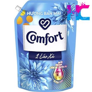Túi nước xả làm mềm vải comfort đậm đặc một lần xả túi 1.8l