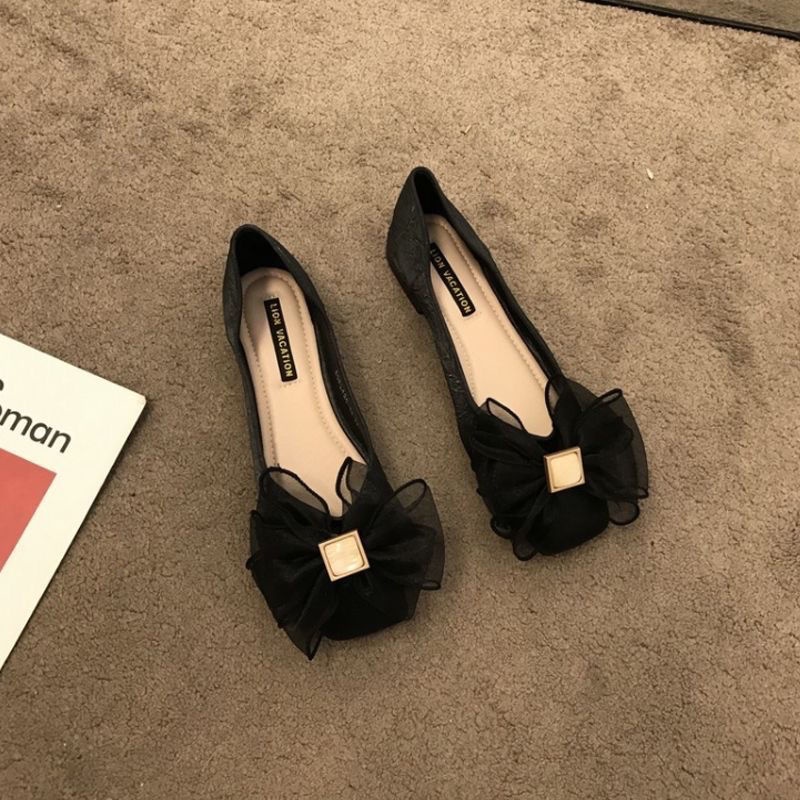 Giày Lười Da Mềm Đế Bằng Chống Trượt Thoáng Khí Thoải Mái