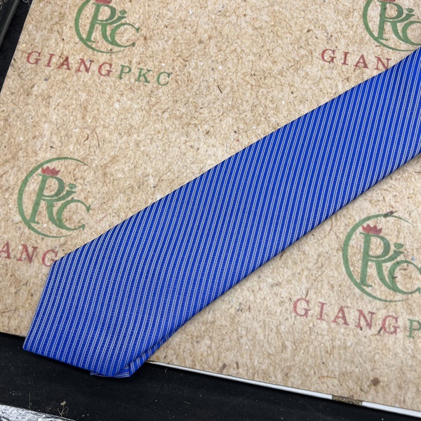 Cà vạt nam màu xanh sáng tự thắt 8cm sang trọng mới đẹp nhất 2023 Giangpkc