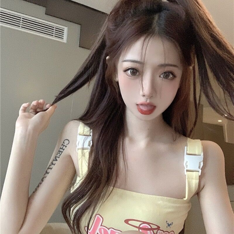 Jiashucheng Áo Thun Dáng Ngắn Thời Trang Mùa Hè Kiểu Dáng Ngọt Ngào Dễ Thương