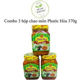 Combo 3 hộp Chao môn Phước Hòa (mỗi hộp 370g)