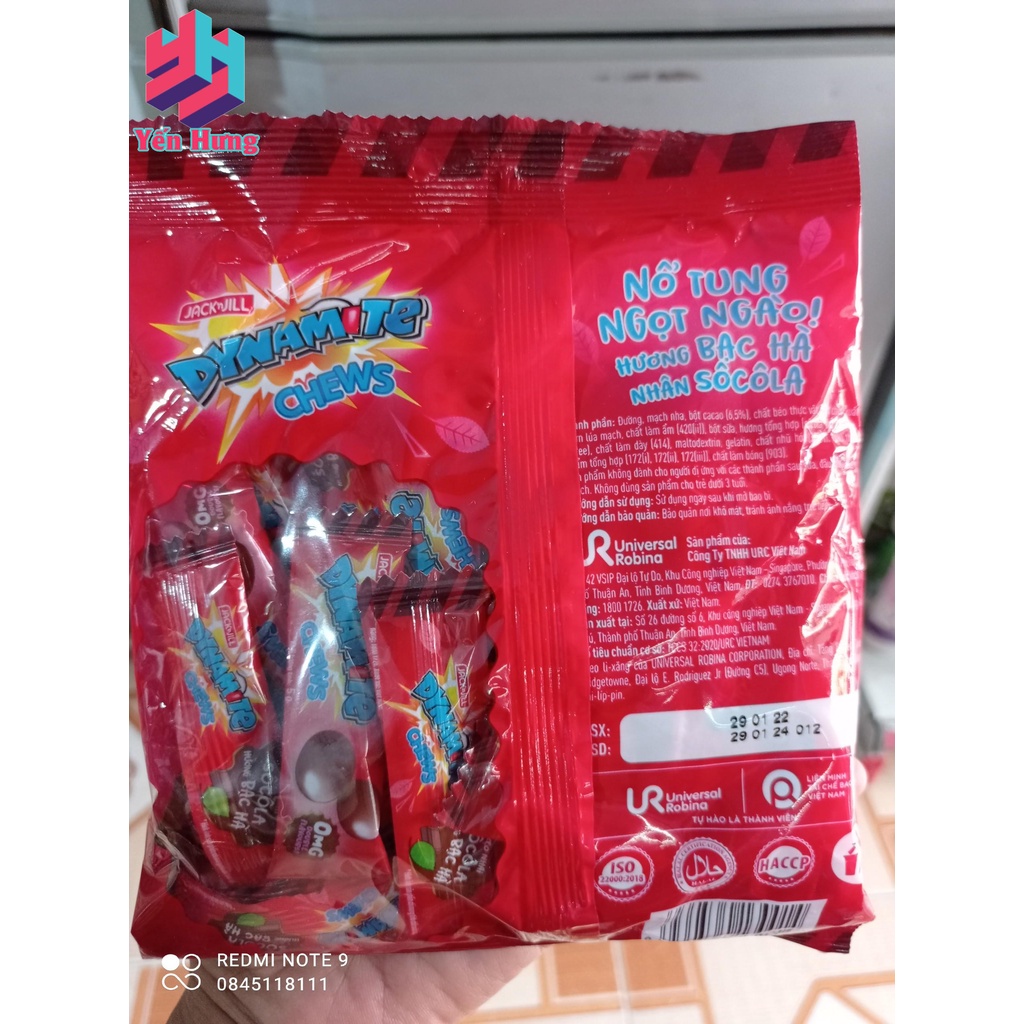 Kẹo nhai Socola hương bạc hà - Dynamite