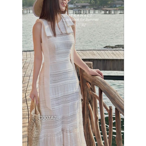 Đầm Midi Ren Hai Dây Nơ Vai Dự Tiệc Sang Trọng ,Váy Nữ Body Maxi Cổ Yếm Ren Tầng Dáng Đuôi Cá Dài Sang Chảnh