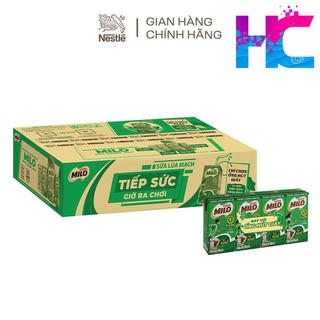 Sữa lúa mạch Nestlé MILO hộp 115ml - 180ml