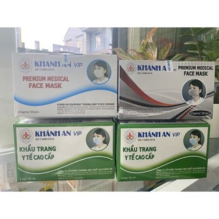 Com bo 5h khẩu trang y tế khánh an đủ màu