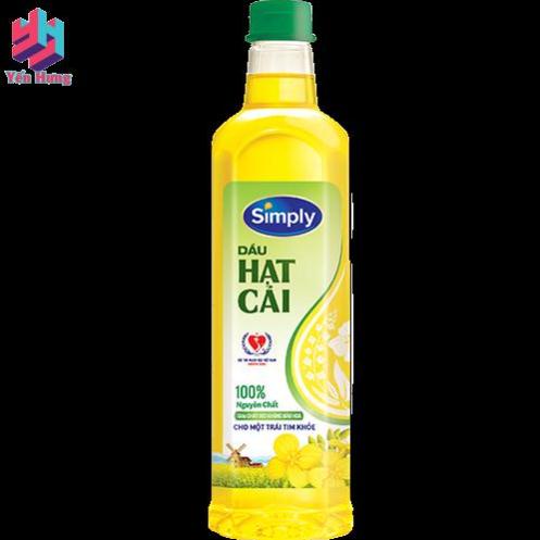 Dầu ăn Đậu lành Simply chai 1L