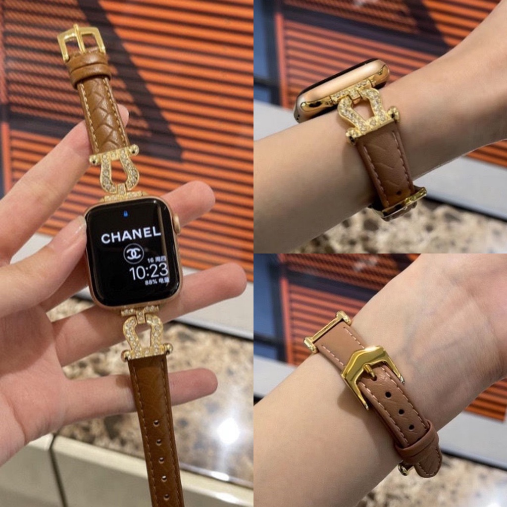 Dây Đeo Đồng Hồ Dạng Chữ U Bằng Kim Loại Cho iWatch 8 SE 7 5 6 45mm 40mm 49mm 42mm