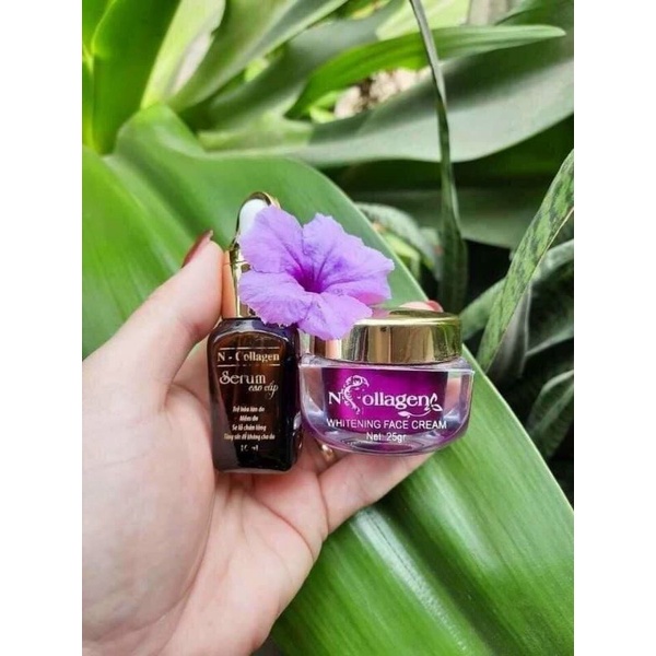 kem face tím+ serum  ncollagen