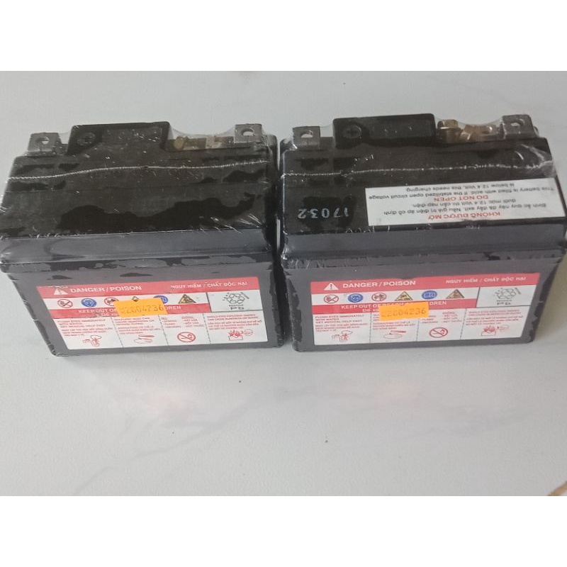 Bình điện nhỏ xe máy theo xe đẹp,12v và 3.5A, bảo hành 3 tháng,
