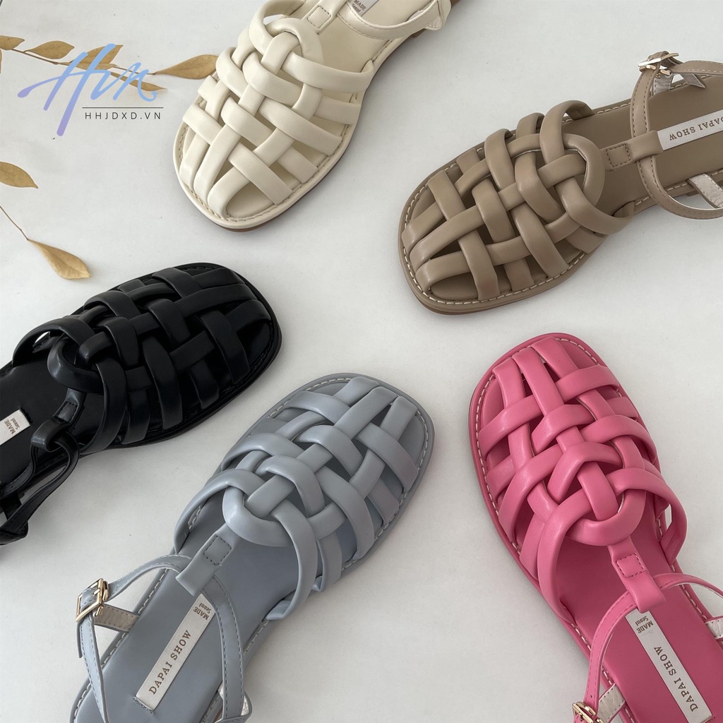 Sandal Đế Bằng Thiết Kế Mới Thời Trang 2023 Dành Cho Nữ