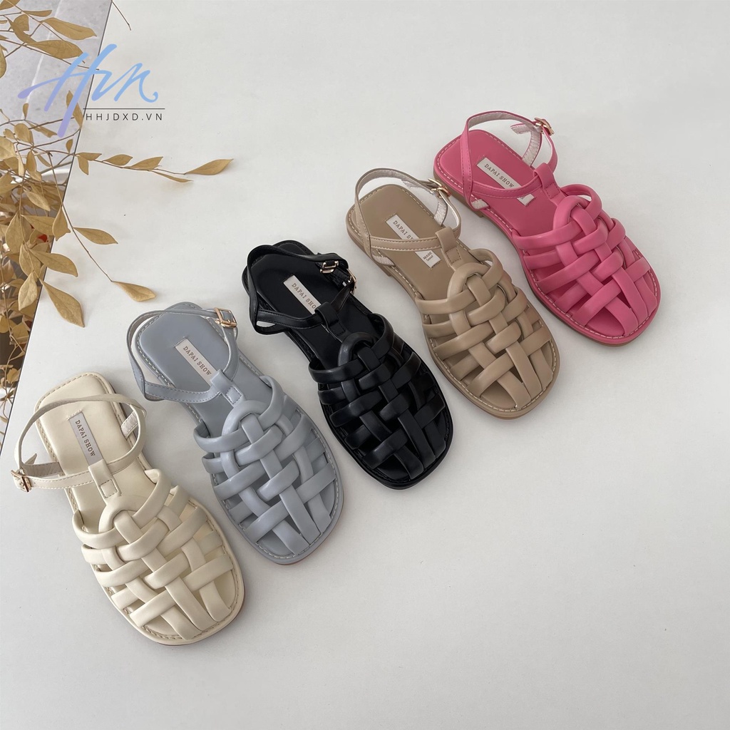 Sandal Đế Bằng Thiết Kế Mới Thời Trang 2023 Dành Cho Nữ
