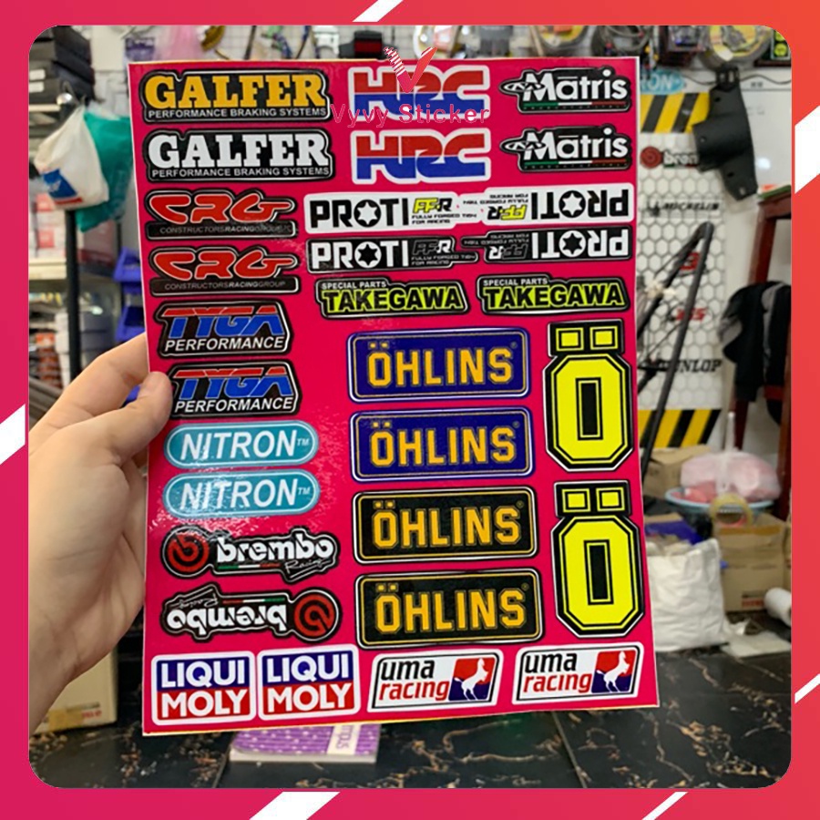 Combo 10 sheet sticker dán sáng tạo, phù hợp cho sổ tay, laptop, mũ bảo hiểm và vali, chất liệu chống nước và bền màu.