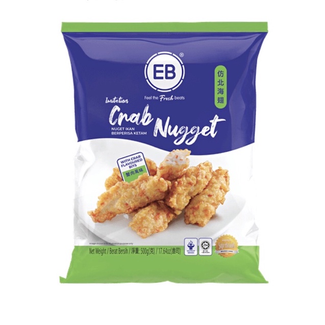 Chả Cá Vị Cua Crab Nugget EB 500G (Ship Đà Nẵng)