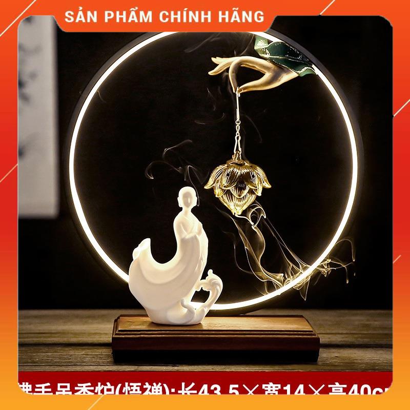 Thác Khói Đèn Led Sen Treo Phật Đứng Cao Cấp [Tổng Kho Dụng Cụ Trầm Hương]