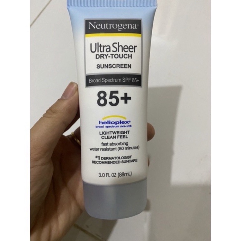 (date 12/2025) Kem chống lóa Neutrogena Ultra Sheer Dry Touch Sunscreen Spf 85 PA+++ .hot