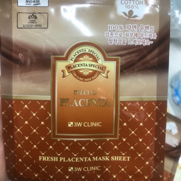 Combo 10 Miếng đắp mặt nạ nhau thai cừu Placenta mask sheet .hot